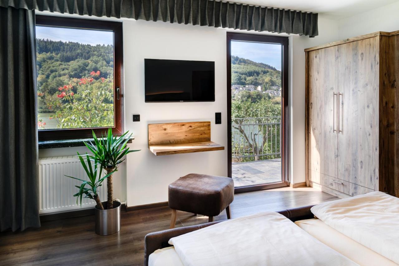 Hotel garni Café im Hamm Zell an der Mosel Esterno foto